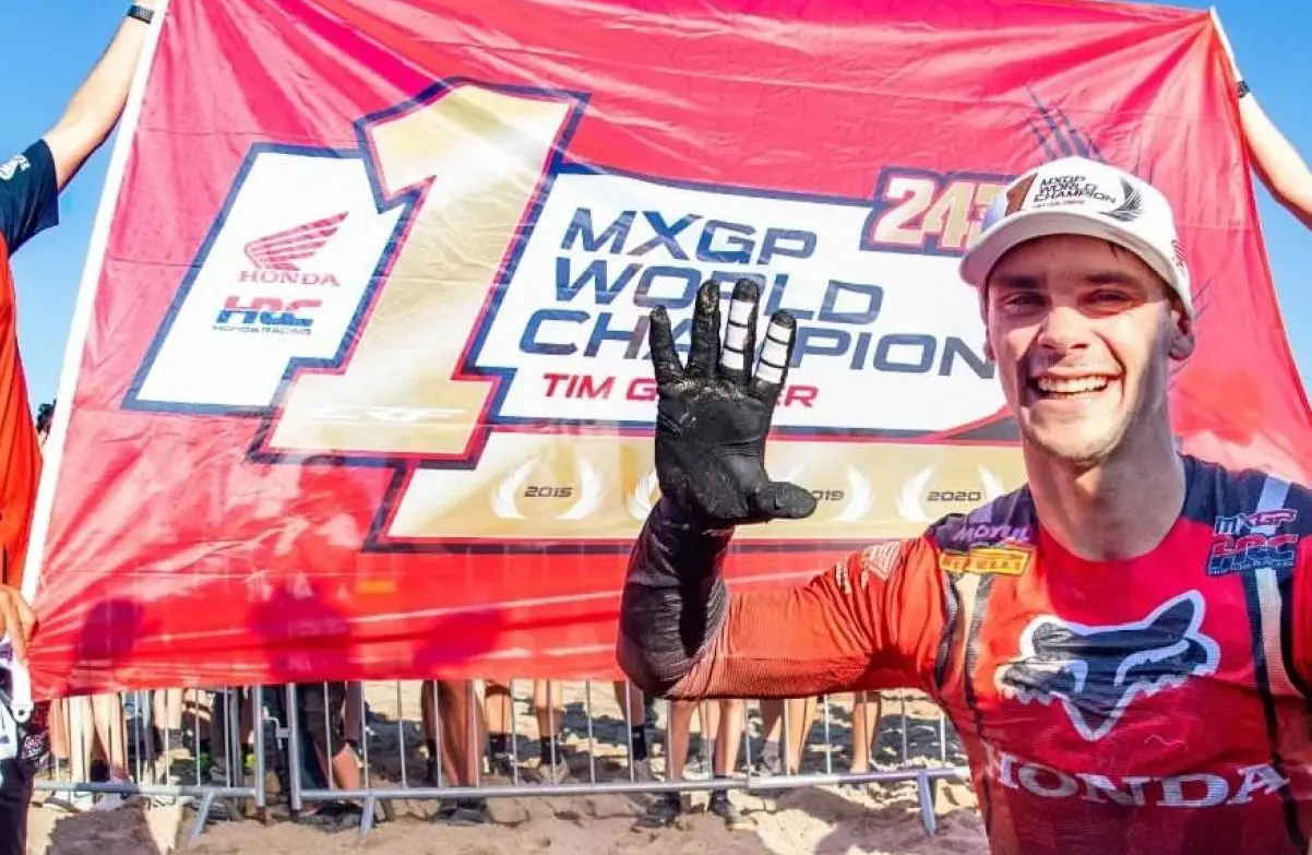 CONGRATULATION : Slovenian professional motocross racer Tim Gjaser has been recognized as the greatest Motocross World Champions of all time, receiving a prestigious award…